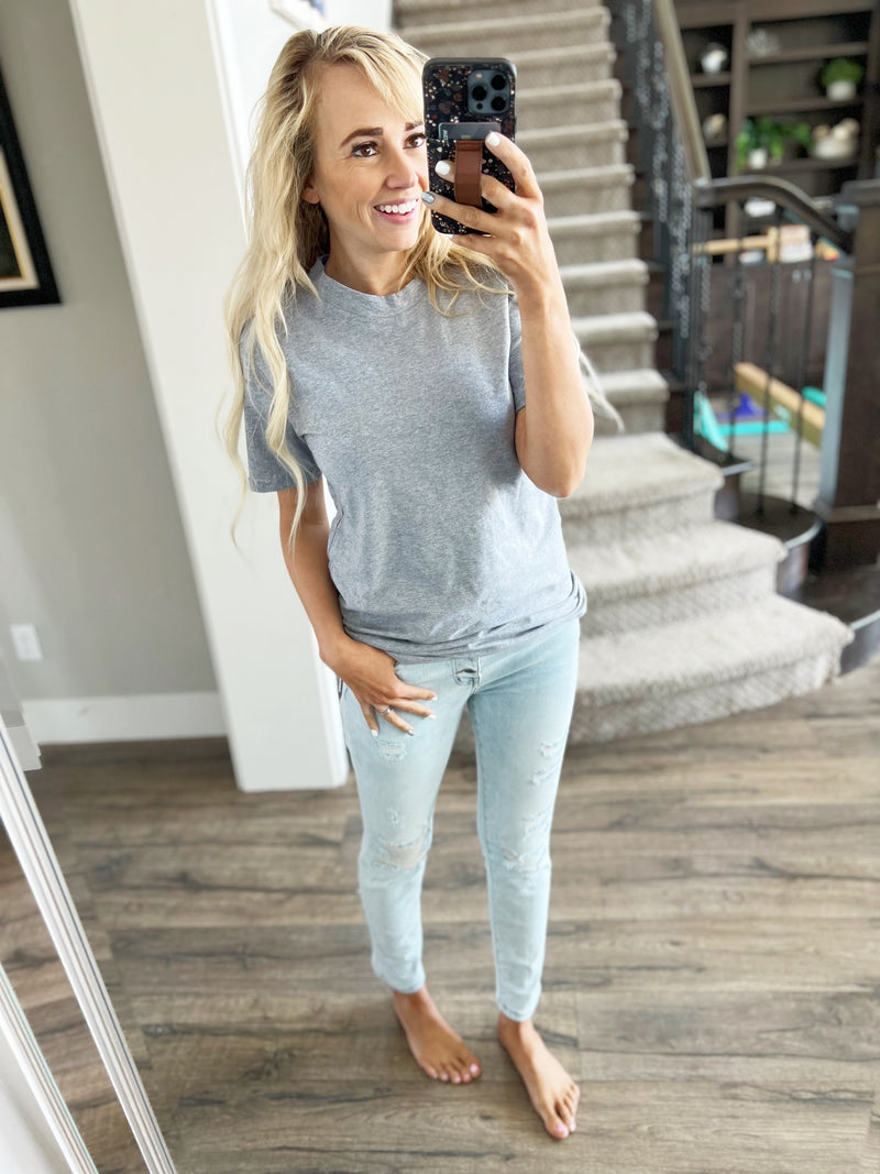 **Deal of the Day** Totally Fine Short Sleeve Top (Multiple Colors)