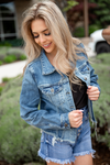 Risen Still Believe Light Wash Denim Jacket
