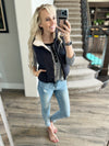 Get Started Reversible Vest in Mocha & Black