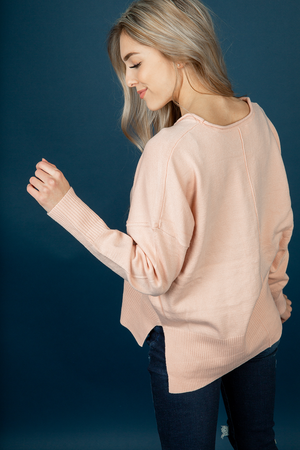 In the Air Sweater in Dusty Pink (SALE)