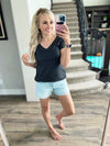 Be So Sweet V-Neck Tee (Multiple Colors) (SALE)