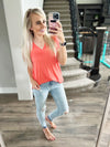 **Deal of the Day** Hold On V-Neck Tee (Multiple Colors)