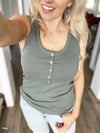 Sisterhood Henley Style Tank (Multiple Colors)