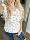 A Little Bit Lovely Top in Pink Floral