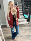 Cute As a Button Long Sleeve Snap Cardigans (Fall/Winter Colors)