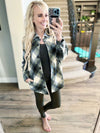 Play For You Shacket Top in Olive