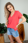 Sing Along V-Neck Top (Multiple Colors)