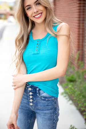 Could Say Ribbed Tank Top (Multiple Colors) (SALE)