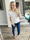 A Little Bit Lovely Top in Pink Floral