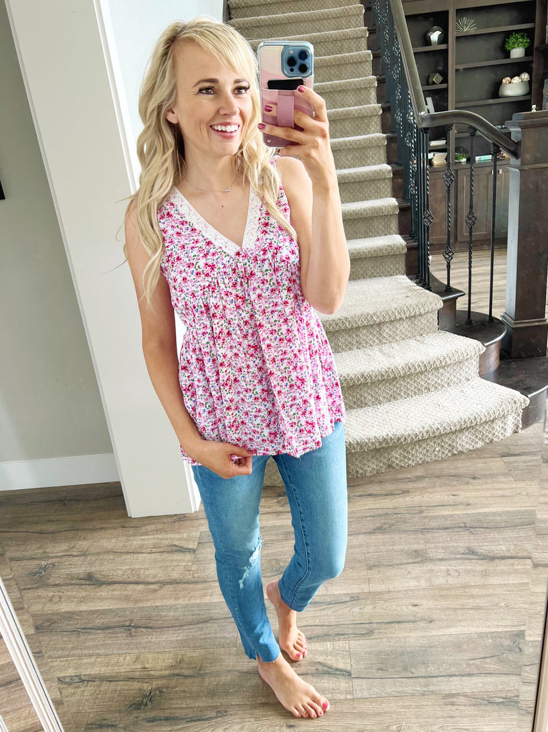 Something to Believe Floral Top (SALE)