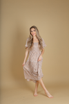 See It Again Floral Dress in Mocha (SALE)