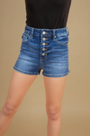 KanCan Rescue Me Dark Wash Shorts (SALE)