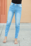 KanCan Lean Back Light Wash Distressed Skinny Jeans (SALE)