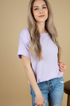 You Know What to Do Tee in Lavender (SALE)