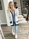 Comes Back Around Striped Cardigan