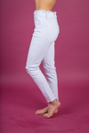 Vervet Wait For Me White Distressed Skinny Jeans (SALE)