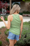Mono B Coming on In Ribbed Tank Top (Multiple Colors) (SALE)