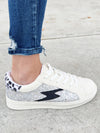 Very G Say Hello Sneakers in White and Silver
