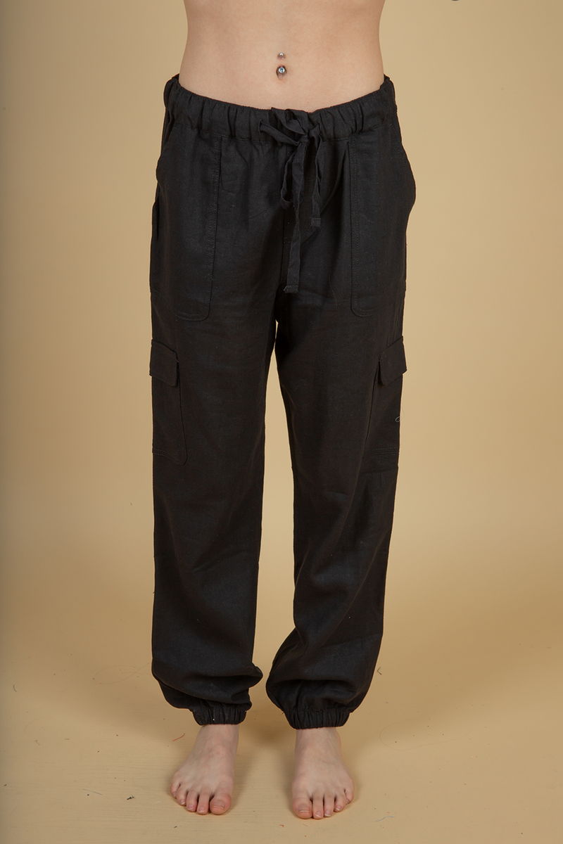 All I Want Paper Bag Joggers in Black (SALE)