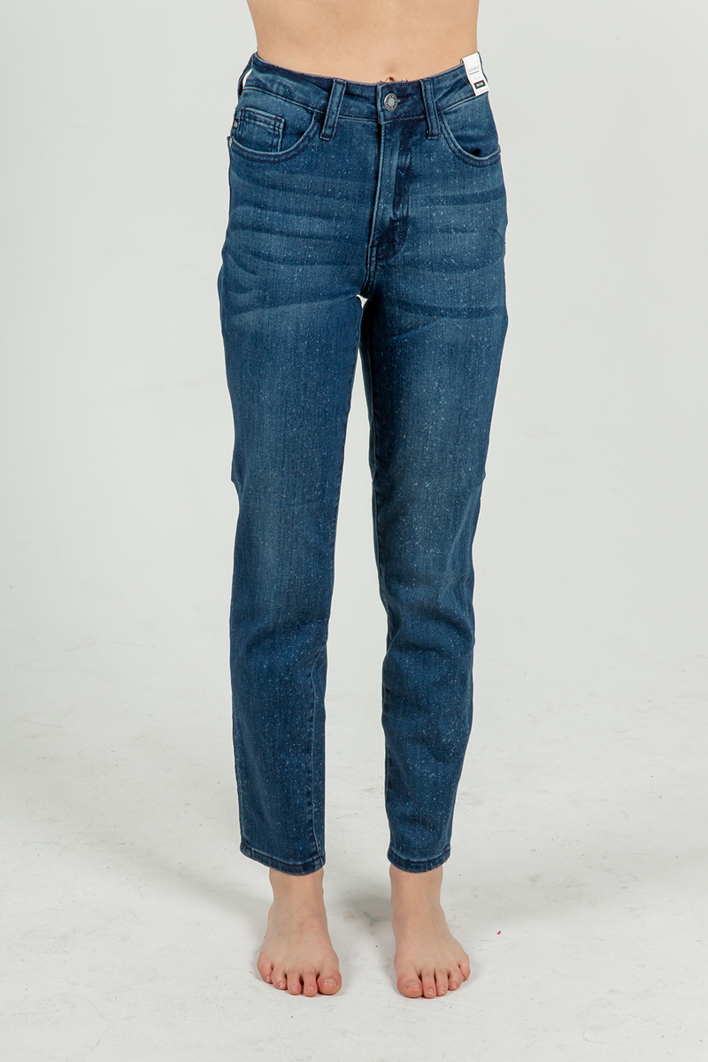 Judy Blue Swing Open Mineral Wash Jeans