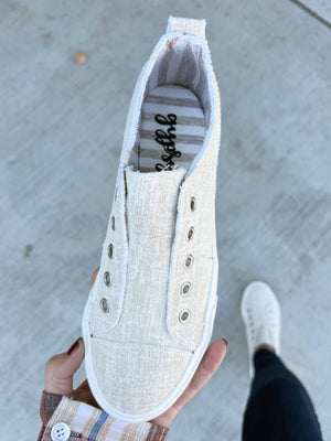Gypsy Jazz Feeling Playful Sneakers in Natural