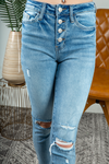 Vervet The Same Again Distressed Skinny Jeans (SALE)