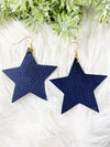 Izzy Star Earrings in Navy