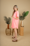 Things Going On Dress in Neon Pink (SALE)