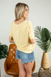 Please Tell Me V-Neck Tee (Multiple Colors) (SALE)