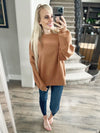 Take Your Place Pullover in Caramel