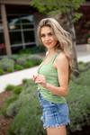 Mono B Coming on In Ribbed Tank Top (Multiple Colors) (SALE)