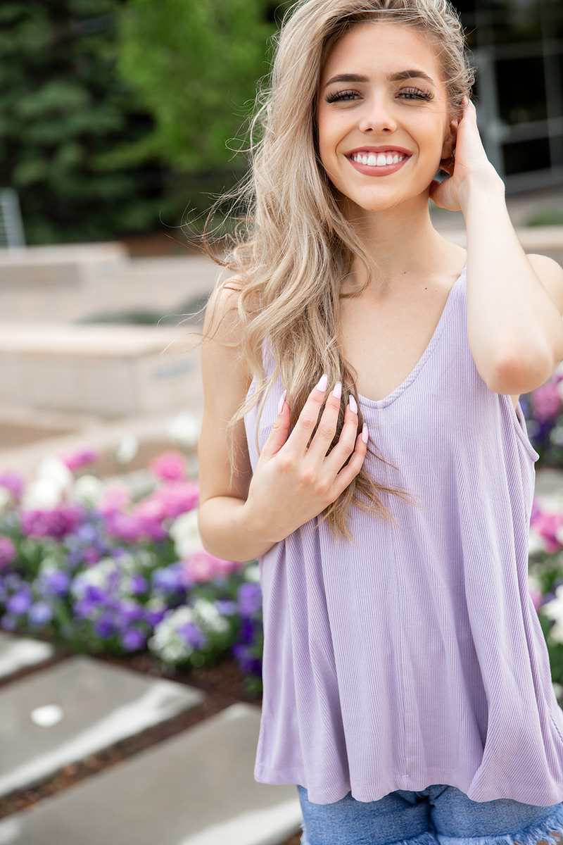 Falling Apart Ribbed Tank Top (Multiple Colors)