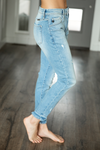 KanCan Hear It Distressed Light Wash Jeans (SALE)