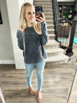 Where it Is Vintage Wash Pullover (SALE)