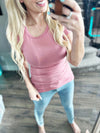 Celebrate Short Sleeve Side Scrunch Tee in Pink