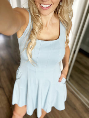 Unstoppable Dress in Baby Blue
