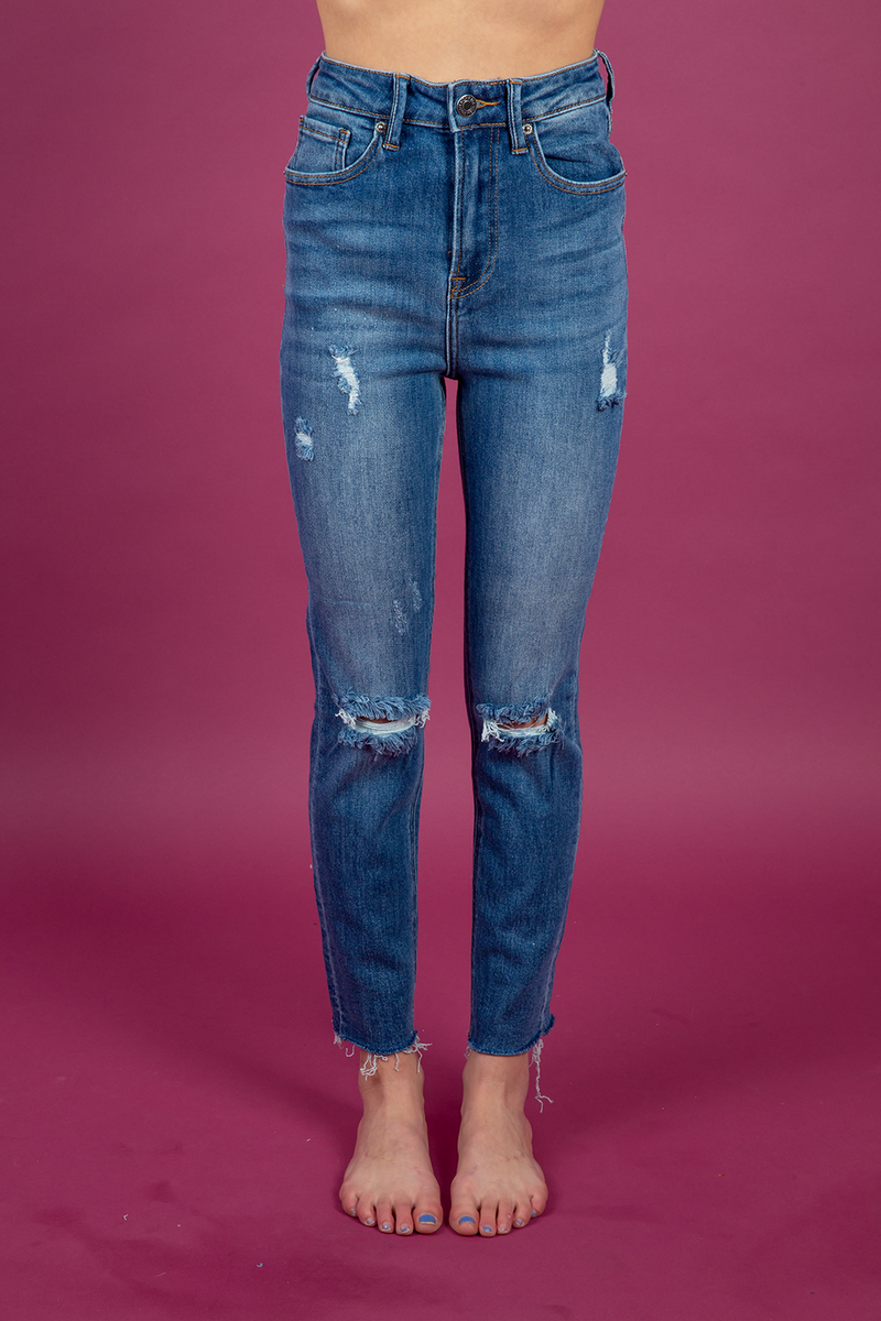Risen How It Is Distressed Skinny Jeans