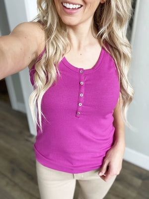 Sisterhood Henley Style Tank (Multiple Colors)