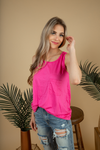 Where You Are Tank Top in Fuchsia (SALE)