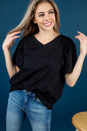 **Deal of the Day** Come Around Again V-Neck Tee (Multiple Colors)