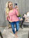 Please Tell Me V-Neck Tee (Multiple Colors) (SALE)