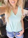 Friends and Family Pointelle Tank (Multiple Colors)