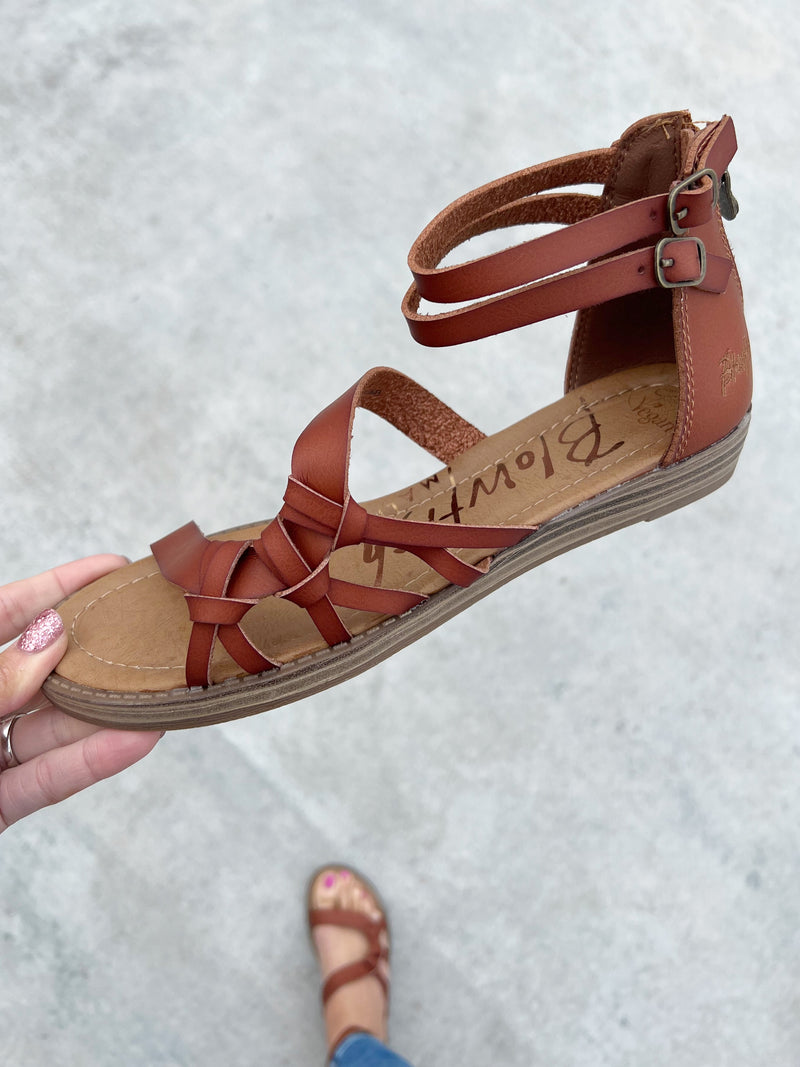 Blowfish Only Get So Far Sandals in Brown