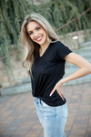 Look at It V-Neck Tee (Multiple Colors) (SALE)