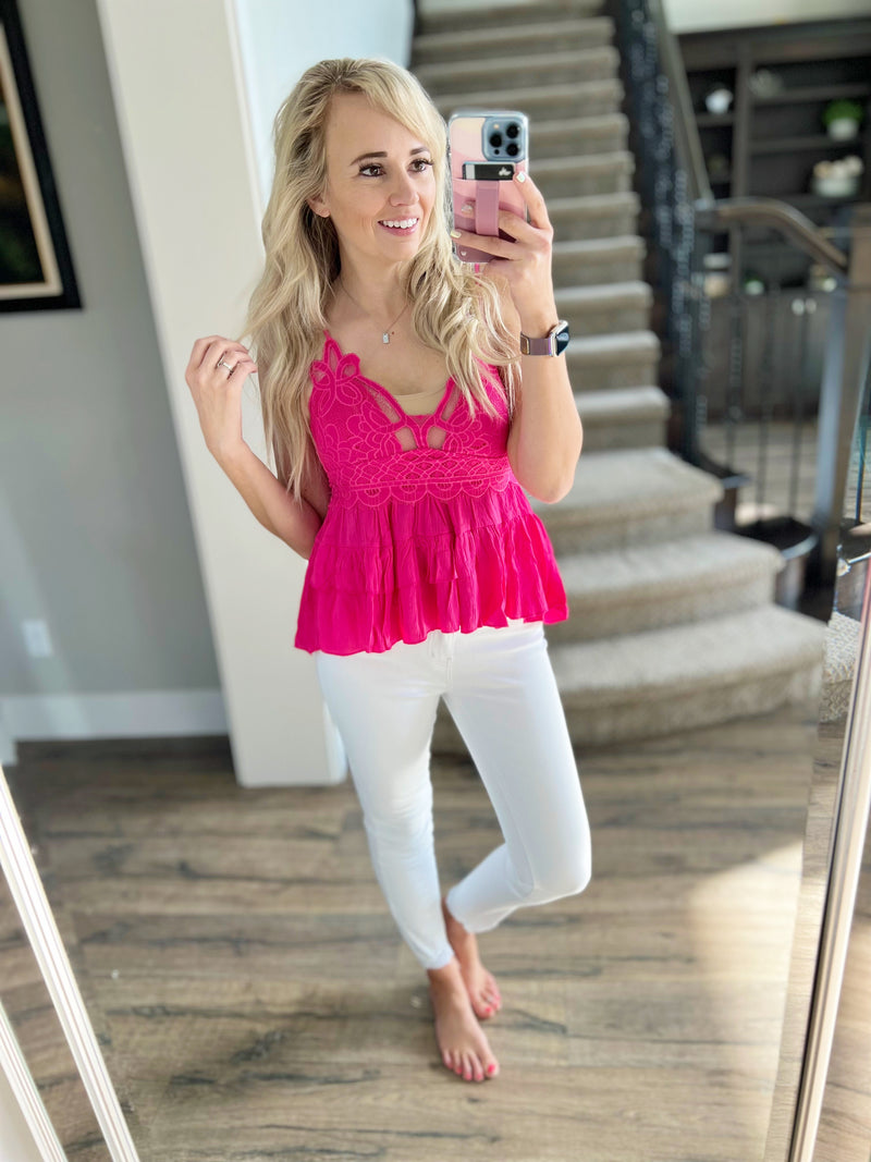 Look at You Crochet Tank Top (Bright Colors) (SALE)