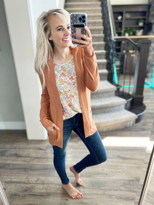 Only Love Cardigan in Copper