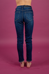Risen Look at Everyone Dark Wash Skinny Jeans
