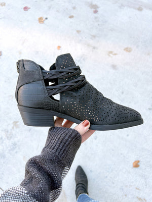 Blowfish Make Time For Me Booties in Black