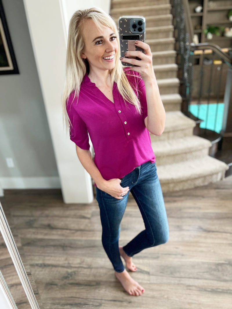 Kept Promises Top in Magenta