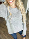 Cozy Time Sweater in Heather Gray